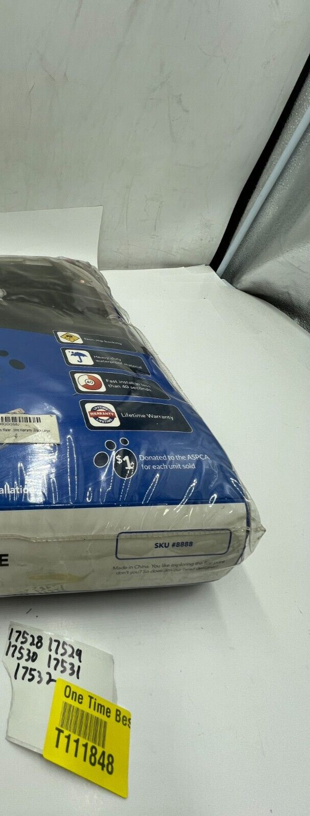 4Knines 8888 Luxury Cargo Liner Waterproof Weather for Dogs Black Large