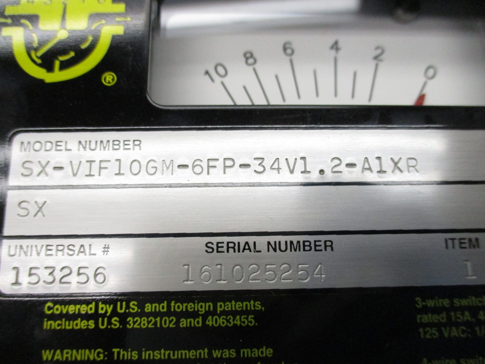 UFM SX-VIF10GM-6FP-34V1.2-A1XR NSNP