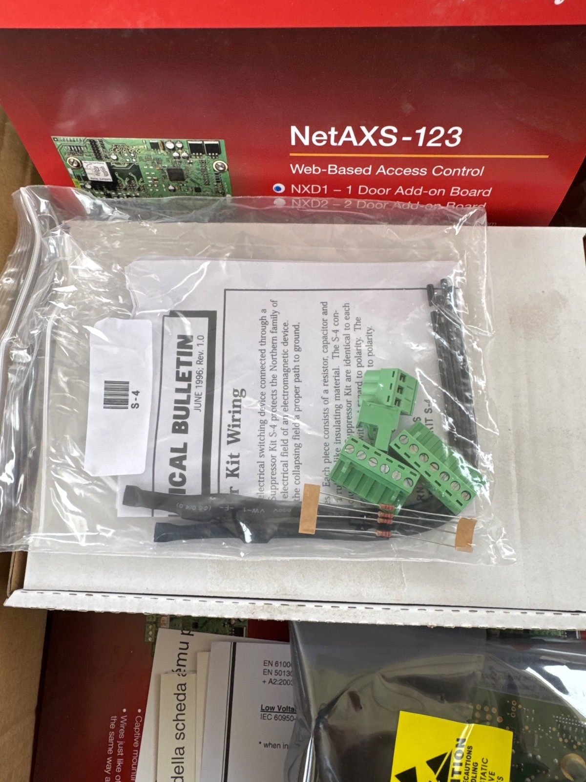 Honeywell NetAXS-123 Access Control Unit NXD1-1 Door Add-on Board