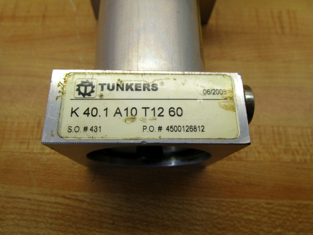 Tunkers K40.1 A10 T12 60 Pneumatic Clamp K401A10T1260°