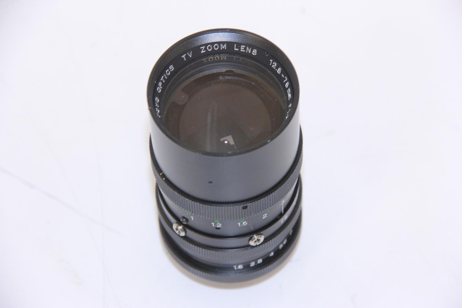 TOYO OPTICS Navitar 12.5-75mm f1.8 TV Zoom Lens