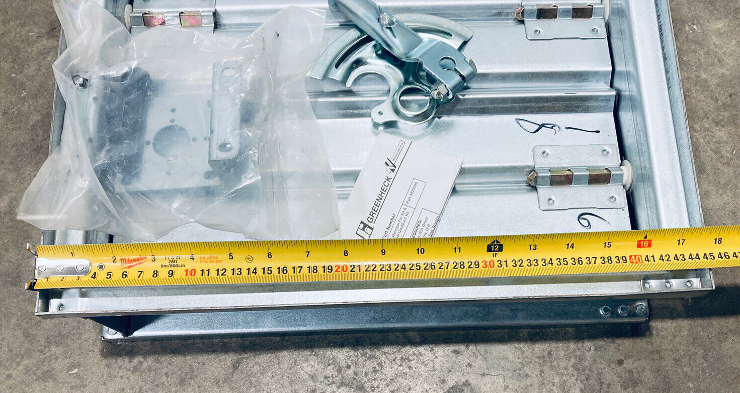 UNUSED GREENHECK MBD-15 GALVANIZED MANUAL BALANCING DAMPER 18″X32″ MULTI-BLADE