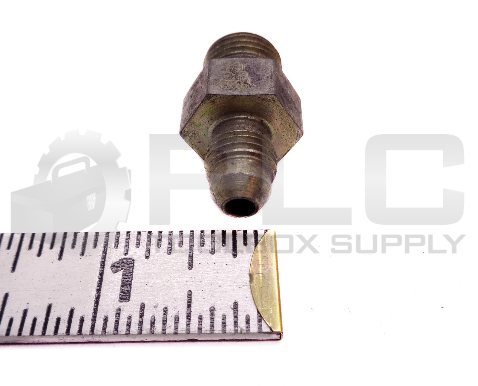 LOT OF 10 NEW 3/16″ ID 7/16″ OD TAPER MALE 3/16″ ID 9/16″ OD MALE HYDRAULIC
