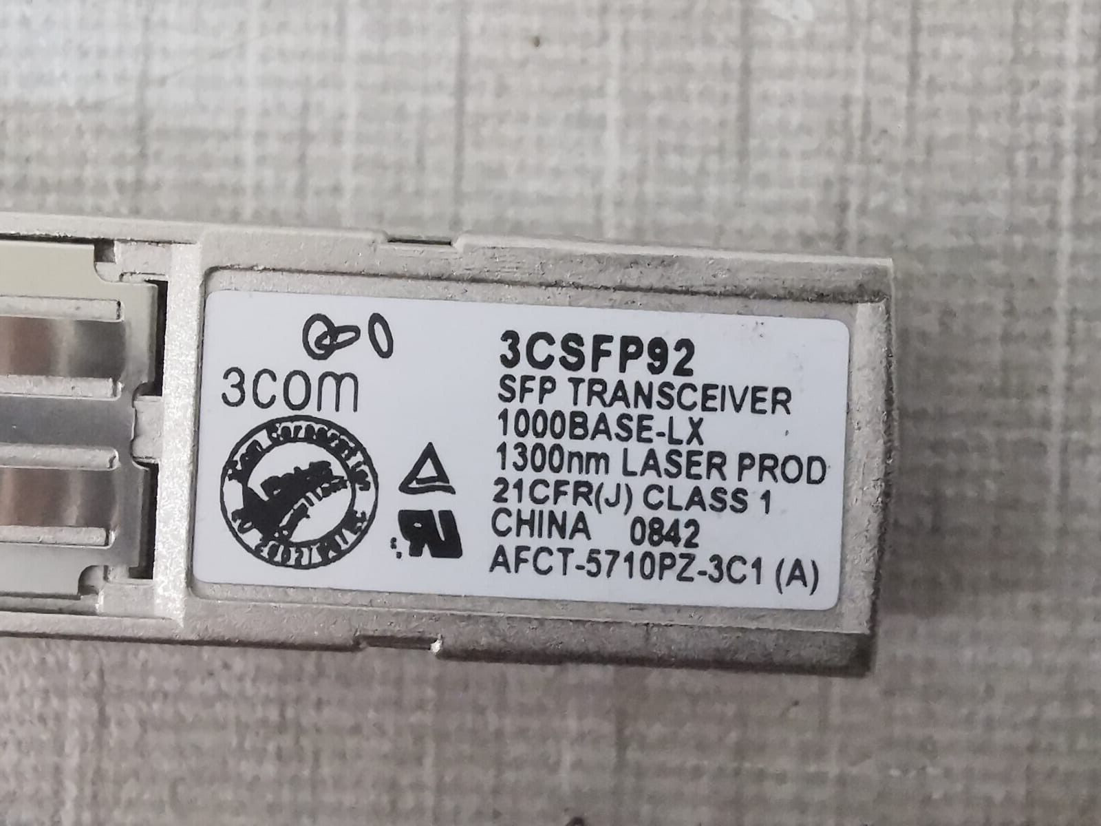 Lot 5PCS 3COM 3CSFP92 SFP TRANSCEIVER