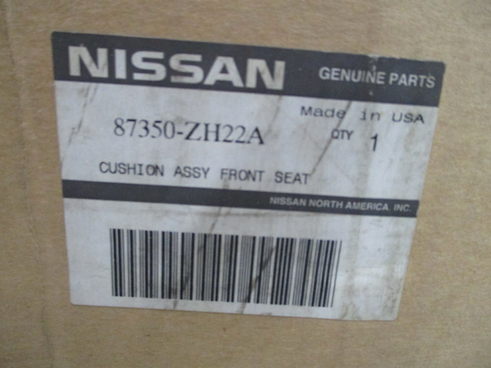 Nissan 87350-ZH22A Front Seat Cushion Assembly 87350ZH22A