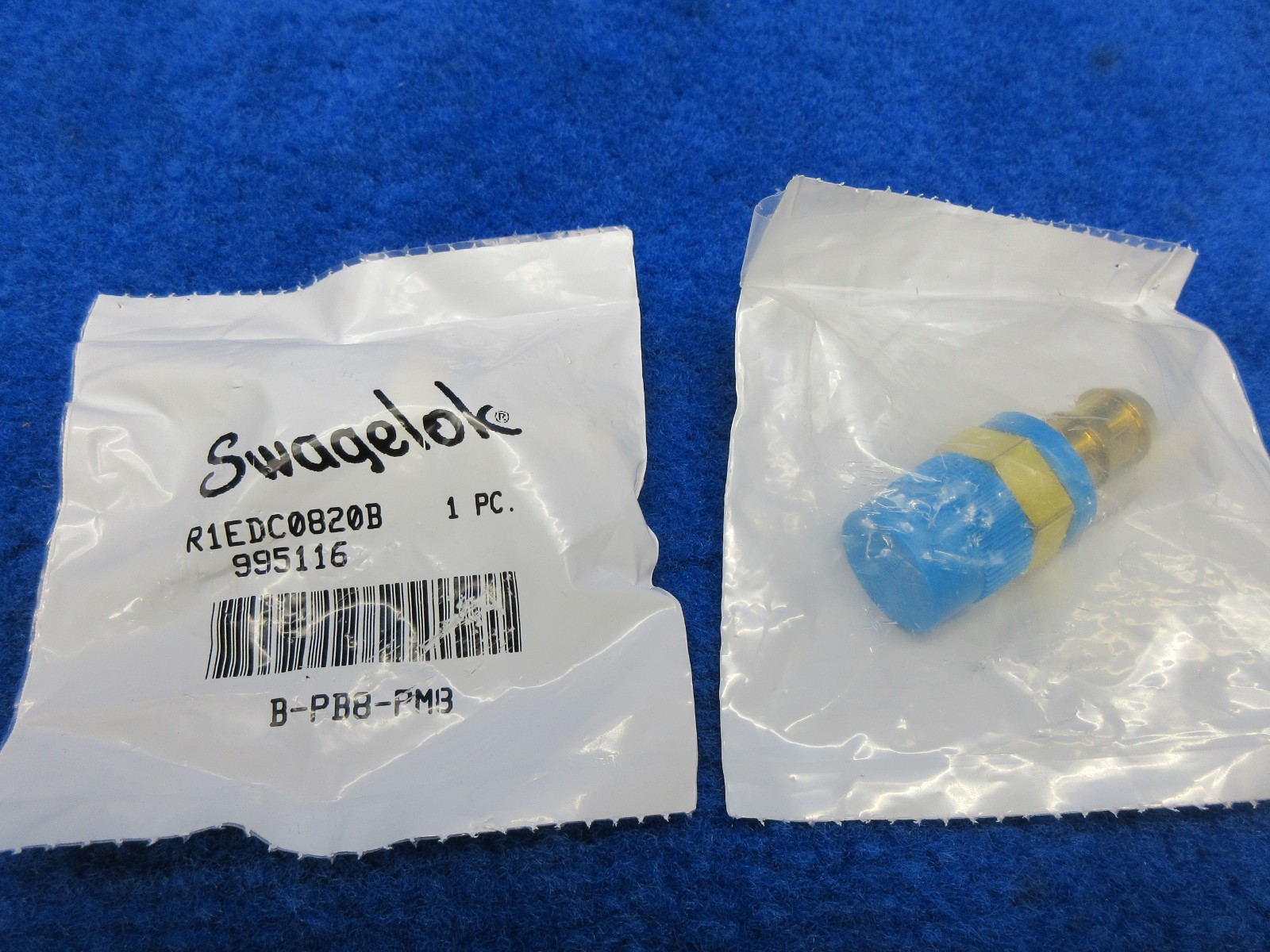 Swagelok Push-On Hose End Connection, 1/2″ Brass Male NPT, 1/2″ Hose Size