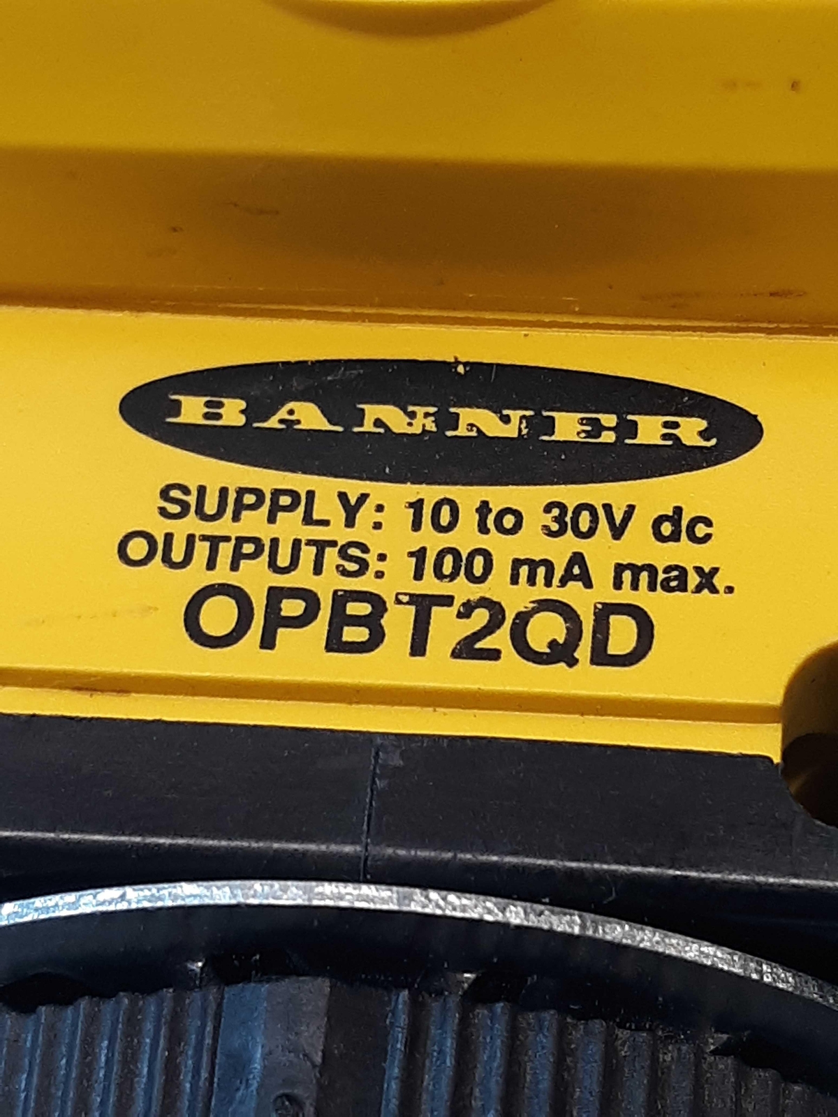 Banner OPBT2QD Omni Beam Hi Speed Fiber 10 to 30VDC