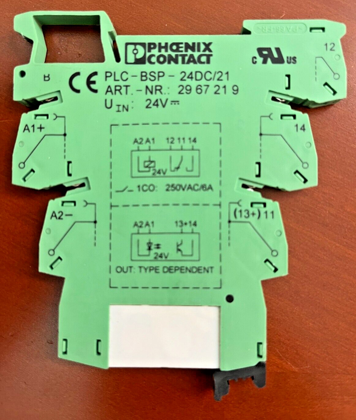 Phoenix PLC-BSP-24DC/21-21 2912439 Contact Block 24V & Relay 2961192 (4208)