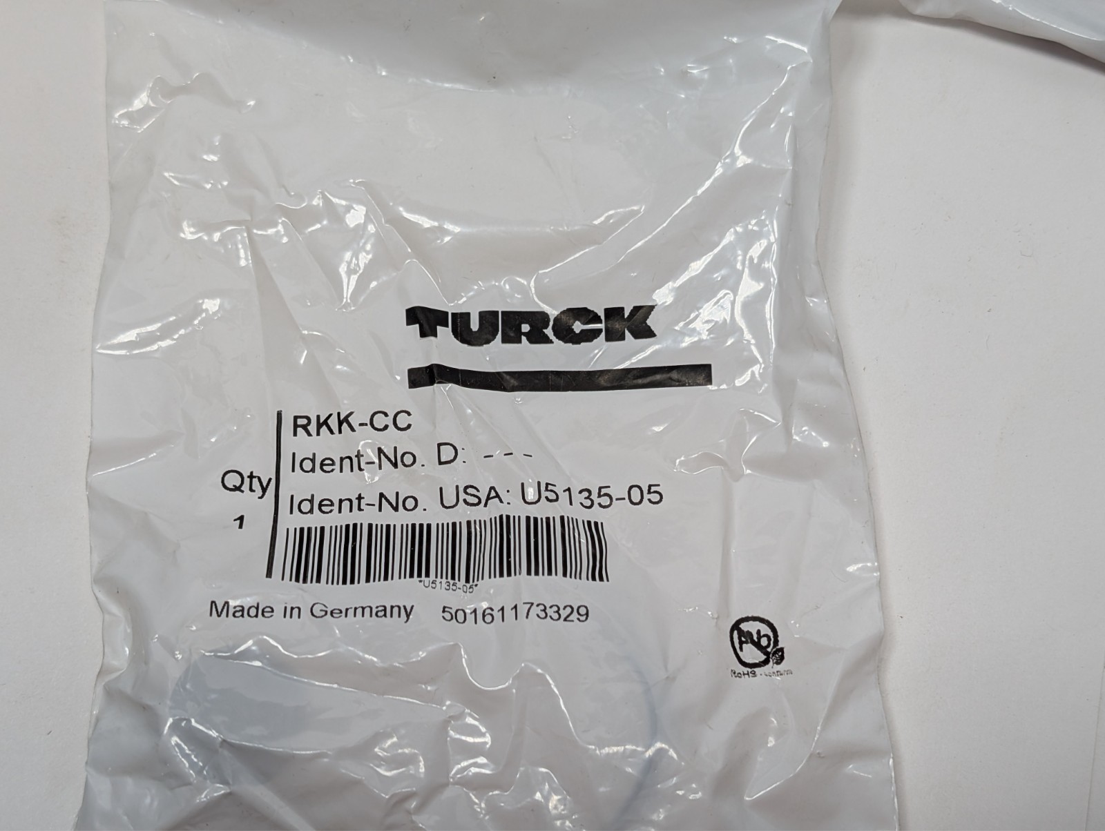 Lot of 24X Turck RKK-CC Closure Caps U5135-05