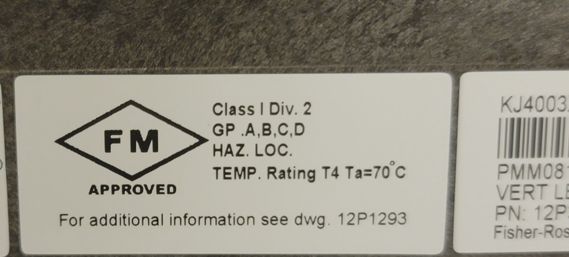 New Open Box Emerson KJ4003X1-BA1 8-W VerticalPLUS I/O Carrier Left