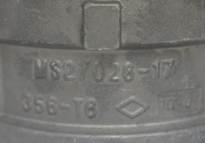 NEW EVER TITE MS27026-17 ALUMINUM 4″ CONNECTOR FITTING 356-T6