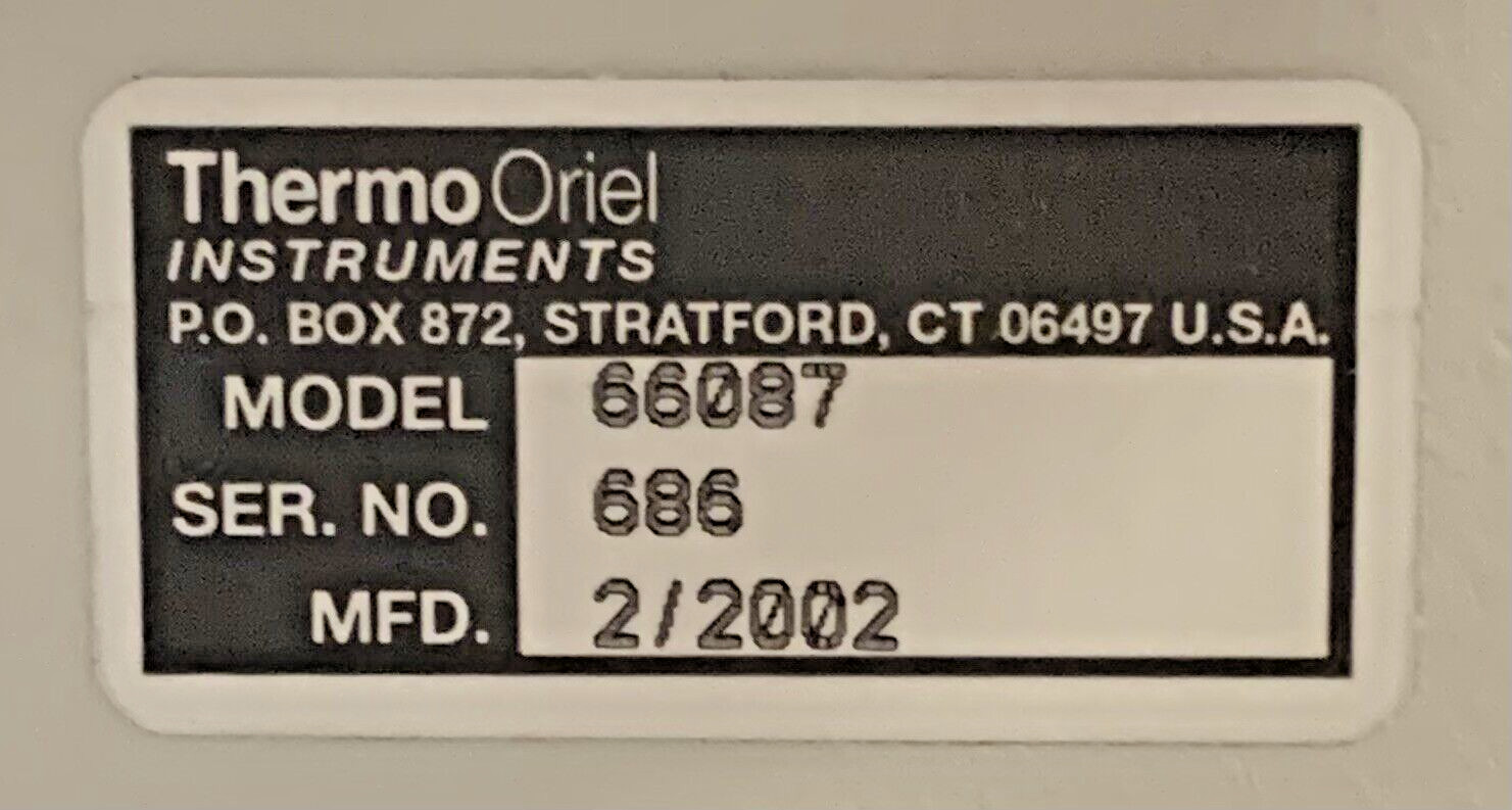 Oriel Solar Simulator System W/ Multiple Components