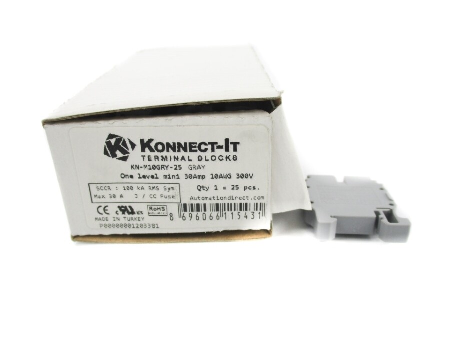 KONNECT-IT KN-M10GRY-25 (PKG OF 25) NSMP