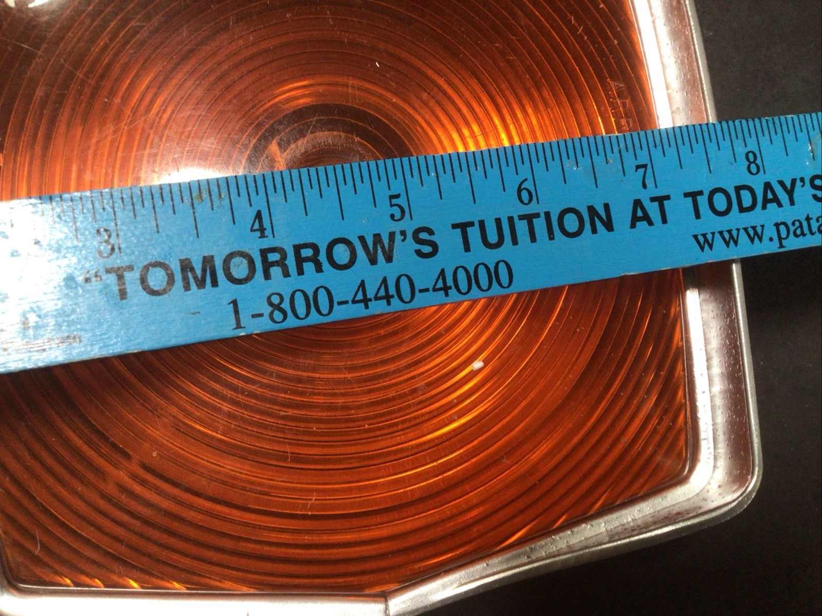 Arrow 506 Double Sided Pedestal Signal Lamp Amber/ Refurbished 506