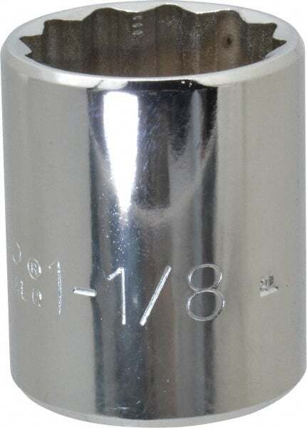 Proto J5436 Socket: 1-1/8″ Socket, 12-Point, 1/2″ Drive