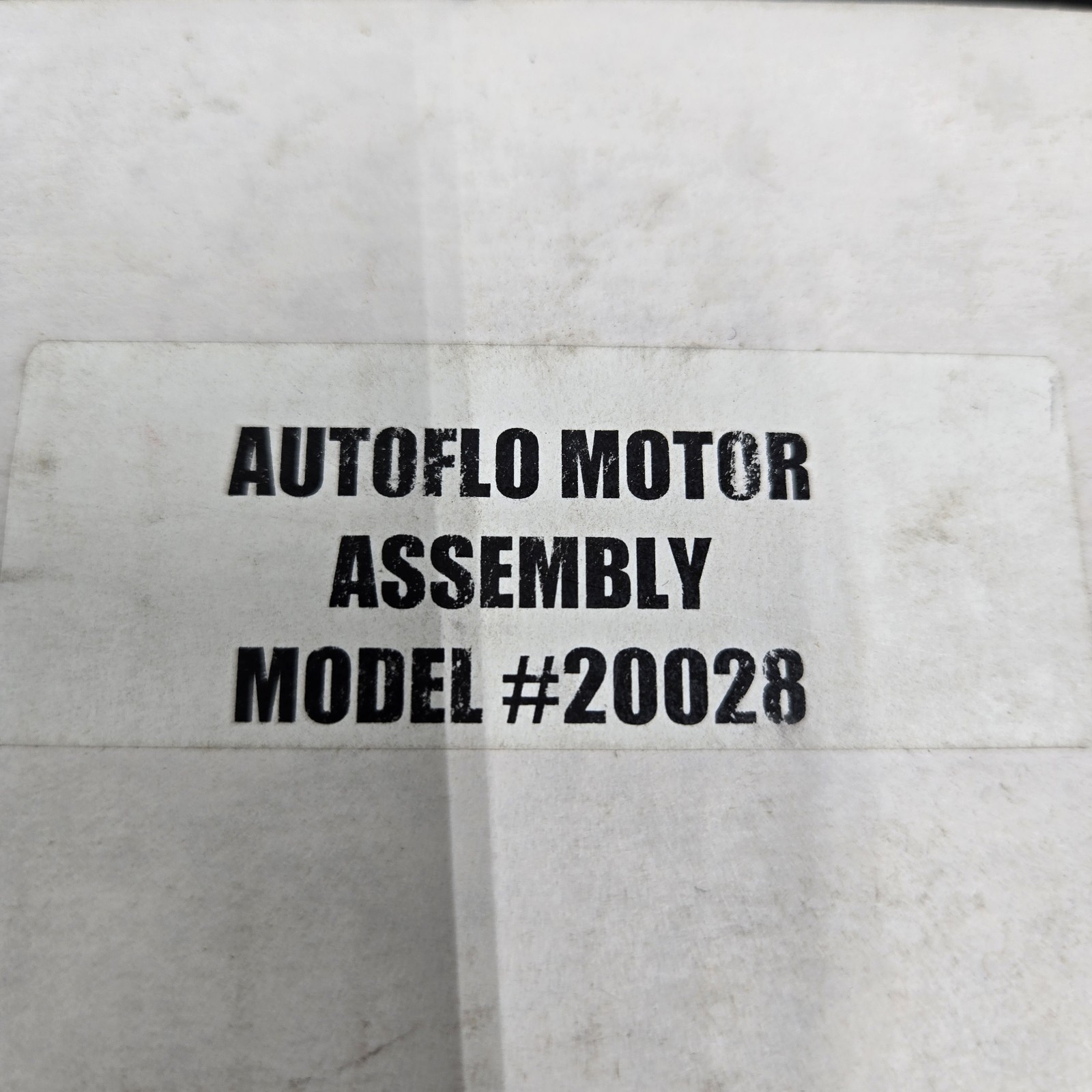 GENUINE AUTOFLO WHEEL MOTOR ASSEMBLY MODEL #20028 HUMIDIFIER PARTS – NEW