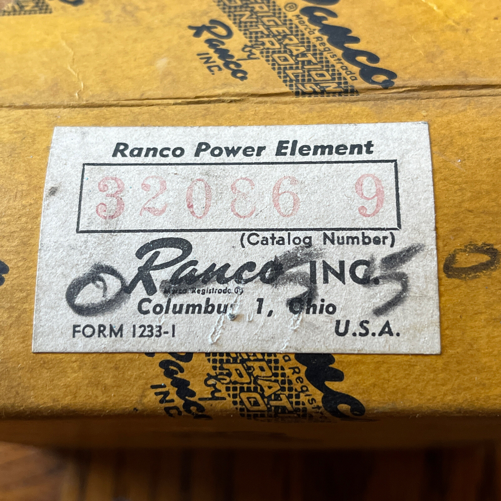 Ranco Power Element #32086 9 Cooler Control Unit Free Same Day Shipping!