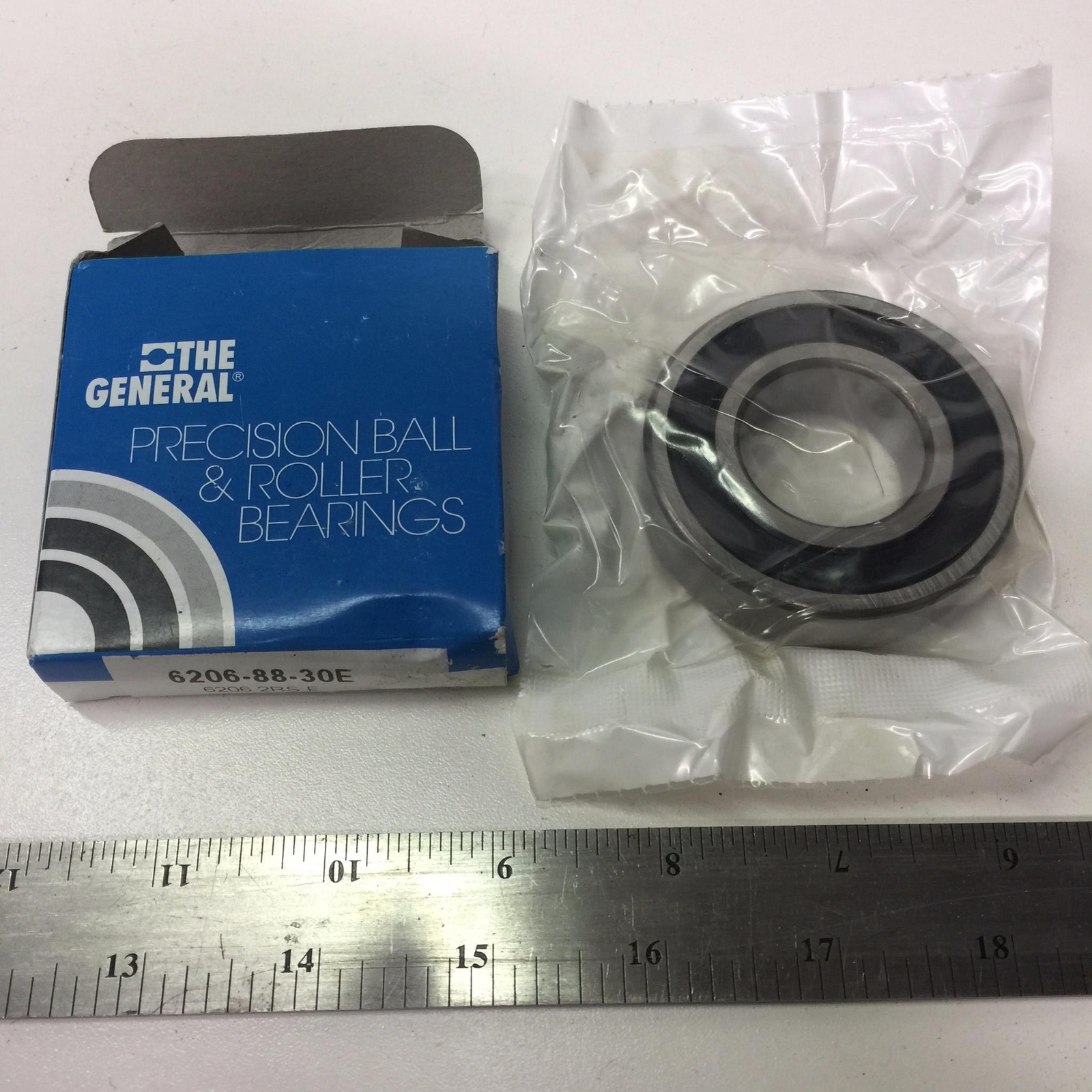 General Bearing BALL BEARING DEEP GROOVE SINGLE ROW 6206-88-30E