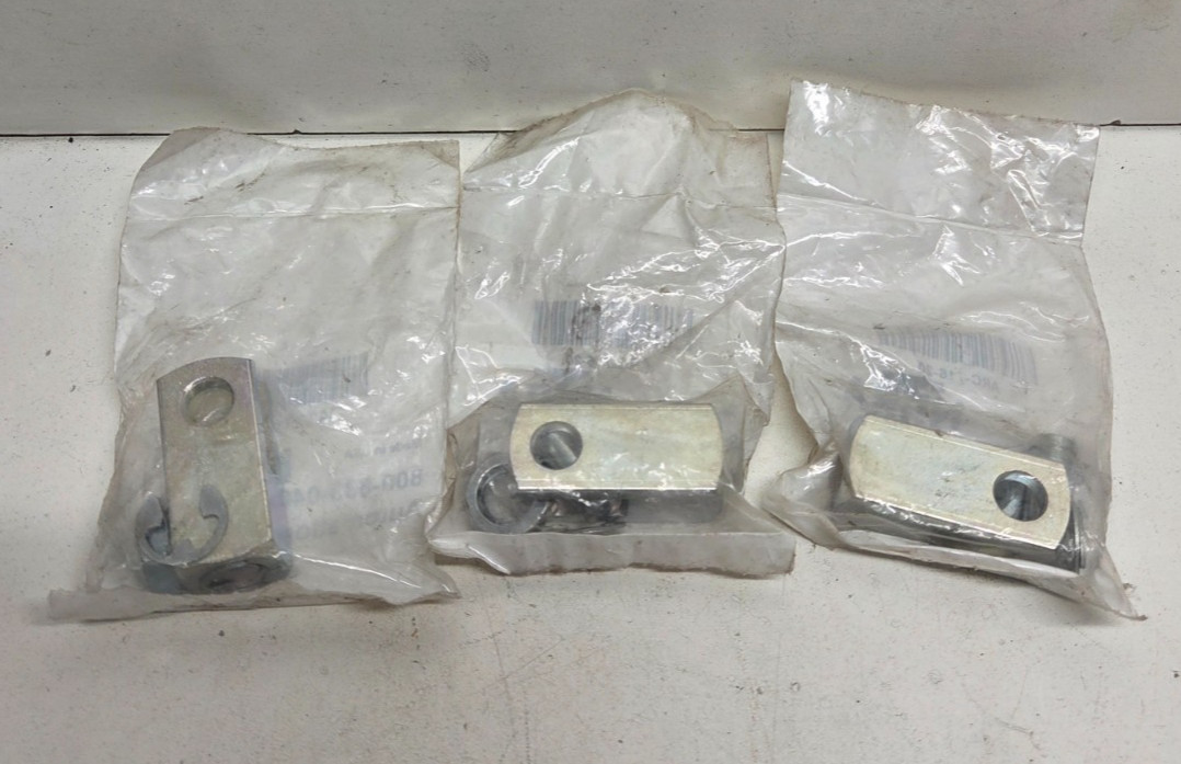 LOT OF 3 NEW IN BAG! NITRA 7/16-20 ROD CLEVIS & HEX NUTS ARC-716-20