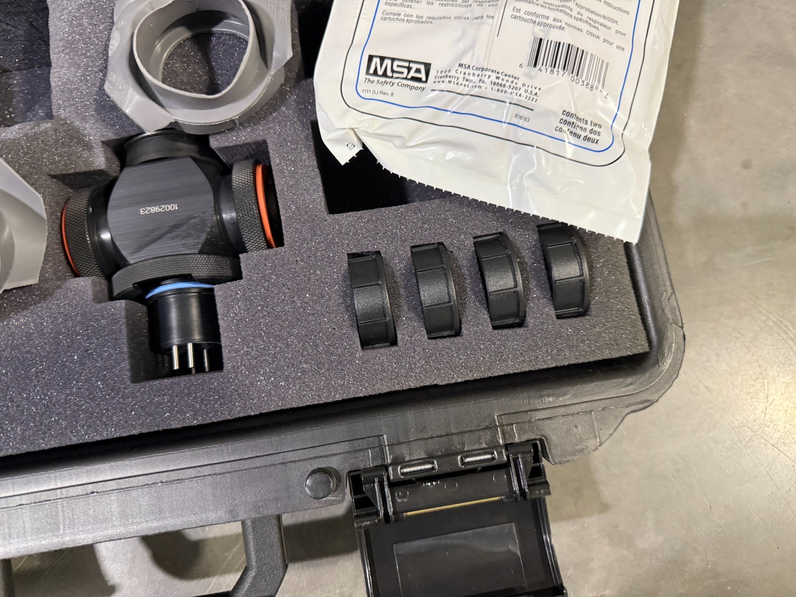 MSA APR Adapter Truck Kit 1/4 Turn Connection 10032924 SCBA