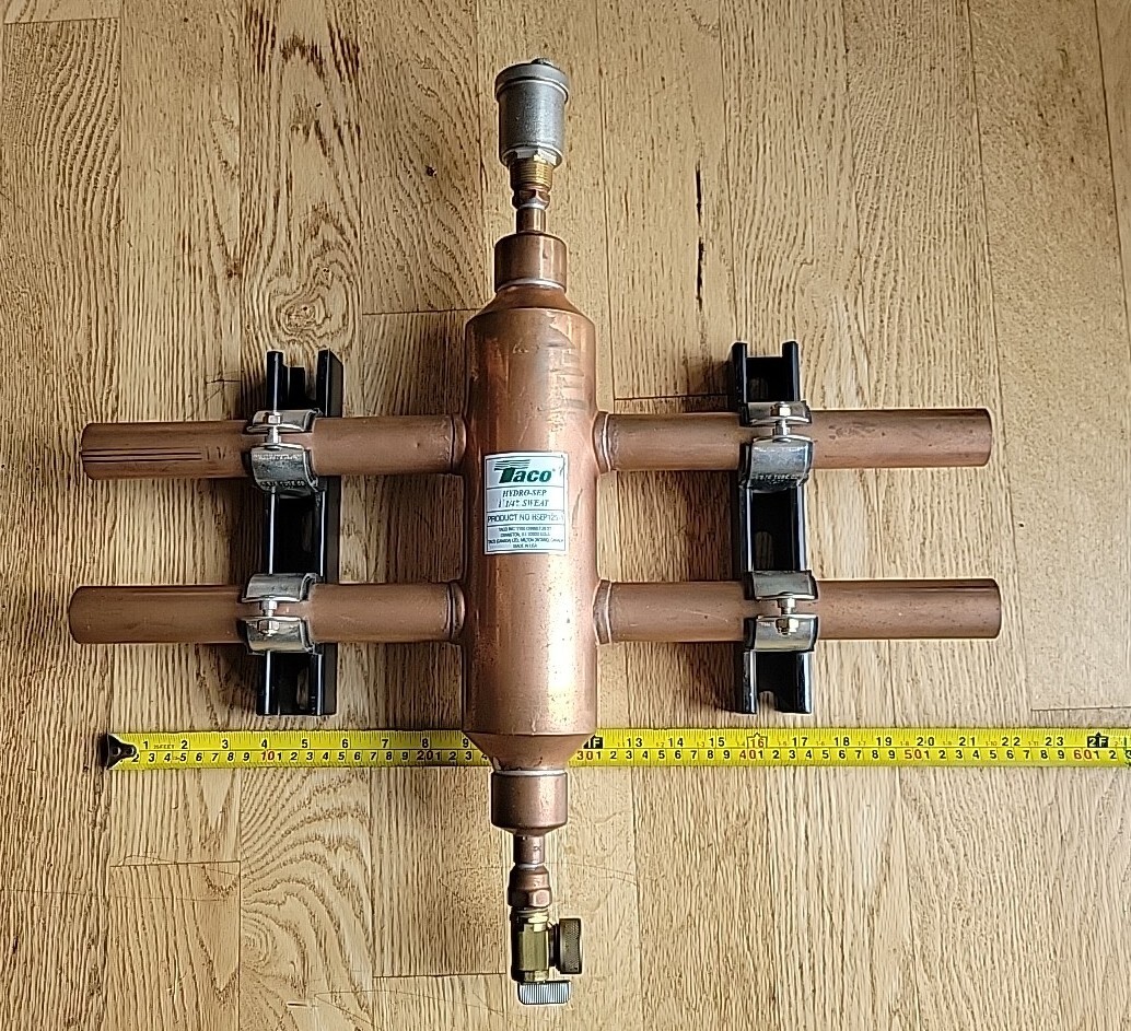 Taco HYDRO-SEP ~ 1-1/4 SWEAT Separator