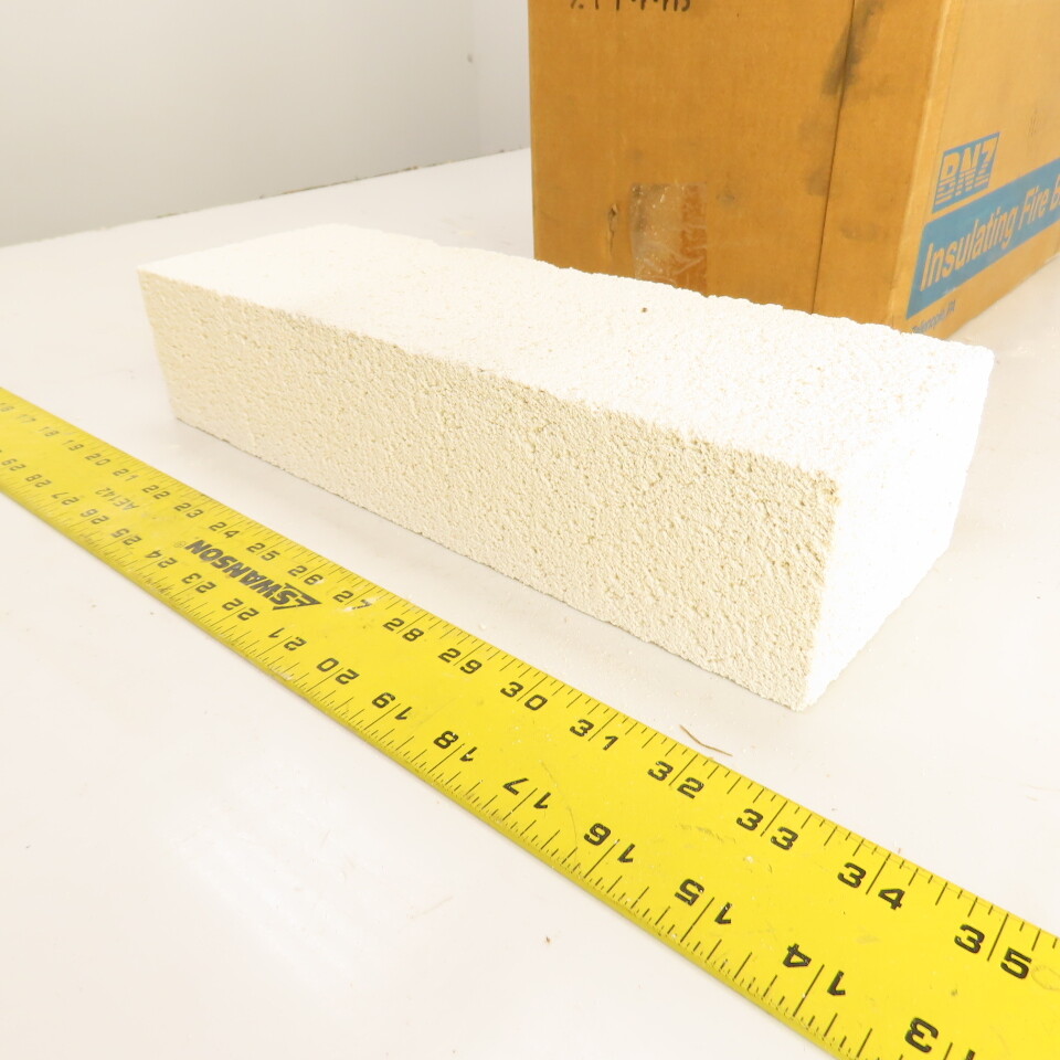 BNZ PA-23 Insulating Fire Brick 2300° 13.5″ x 4.5″ x 3″ Box Of 8