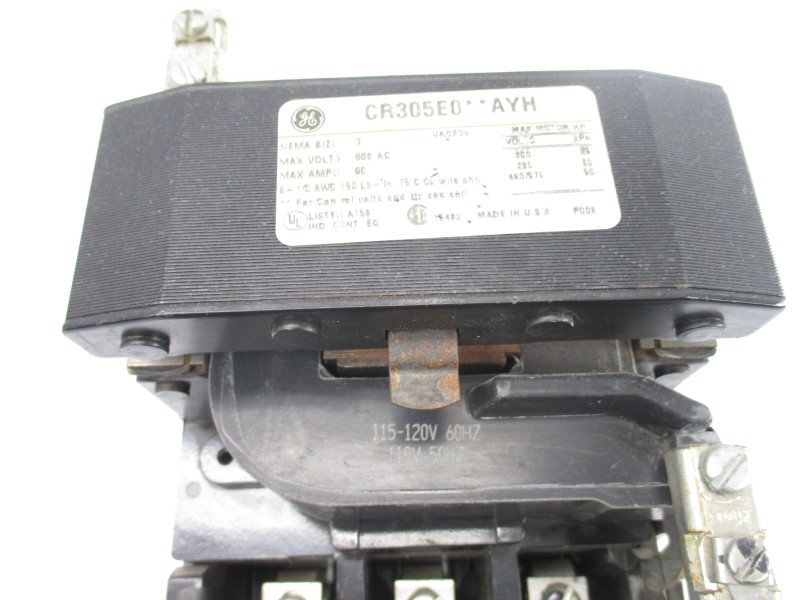 GENERAL ELECTRIC CR305E002AYH 110/115-120V 90A UNMP