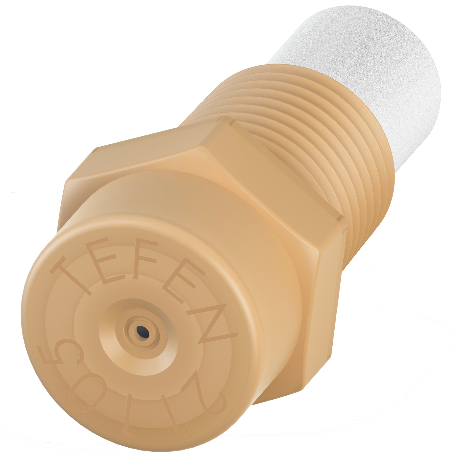 Plastic Fog Nozzle with Poly Filter Cream 1/8″ NPT 2 GPH 10 Pack