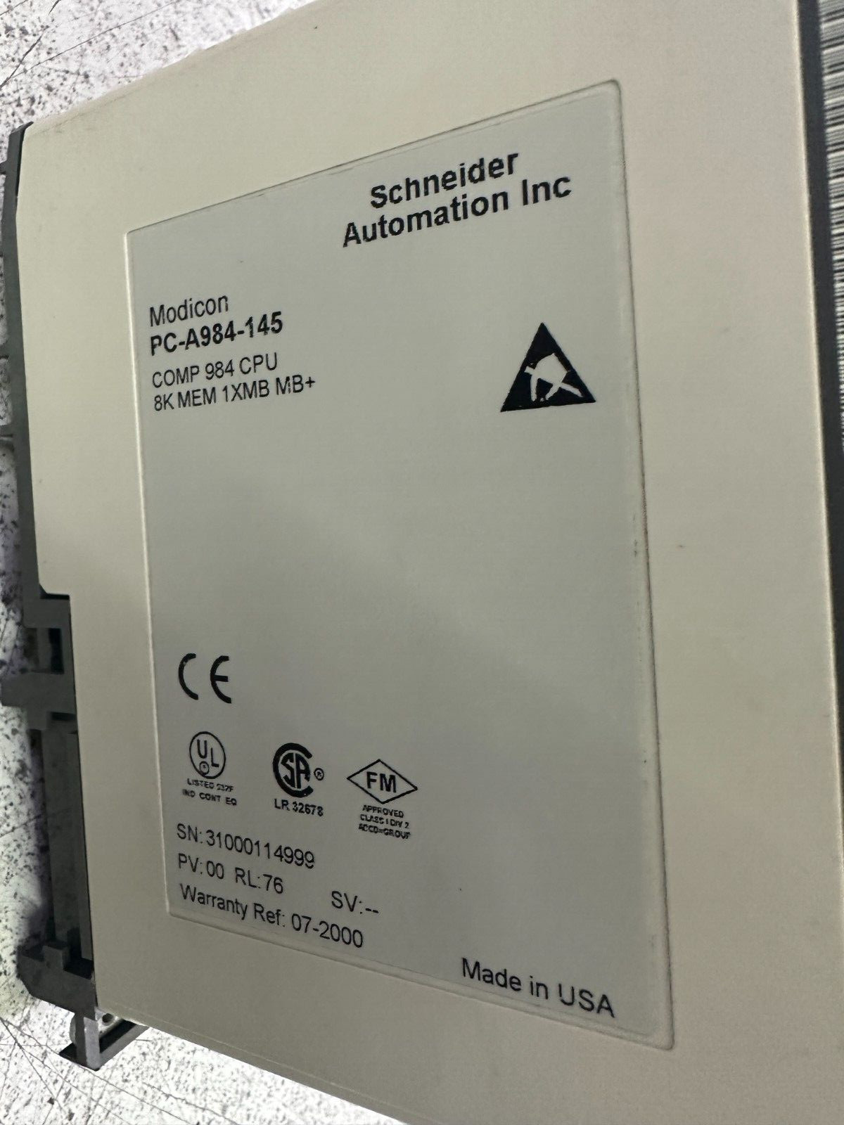 Schneider Automation DTA 201/AS-HDTA-201 w/ DEP 216/ DAP 208/PC-A984-145