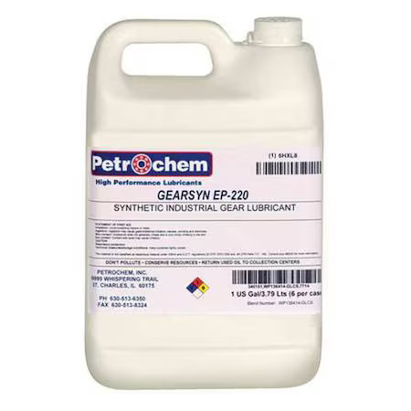 Petrochem Gearsyn Ep-220-001 1 Gal Gear Oil Pail 220 Iso Viscosity, 90 Sae,