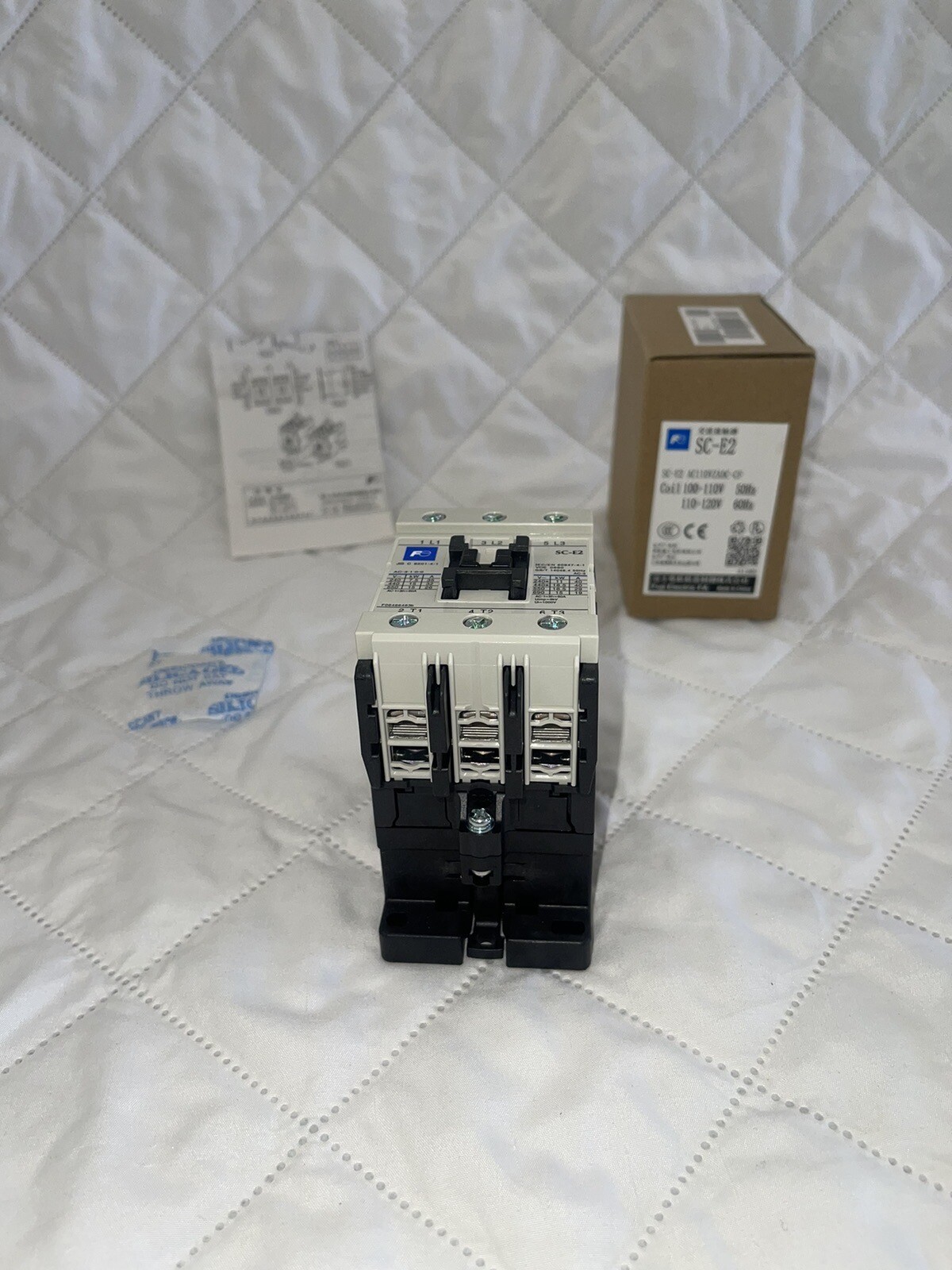FUJI ELECTRIC SC-E2 AC120 Coil 50/60hz SC-E2 Contactor SCE2 AC110VZADC-CF