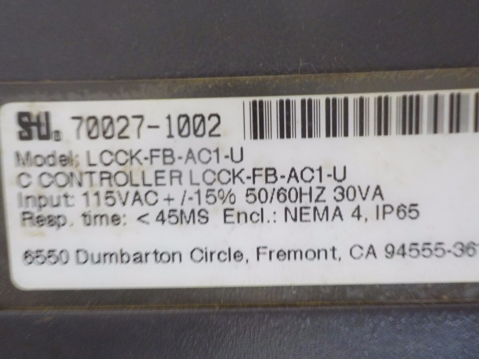 STI LCCK-FB-AC1-U USED SAFETY LIGHT CURTAIN CONTROLLER LCCKFBAC1U