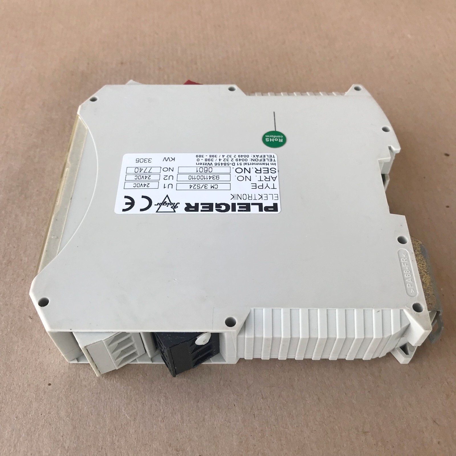 Pleiger CM3/S24 Control Module 9341100110