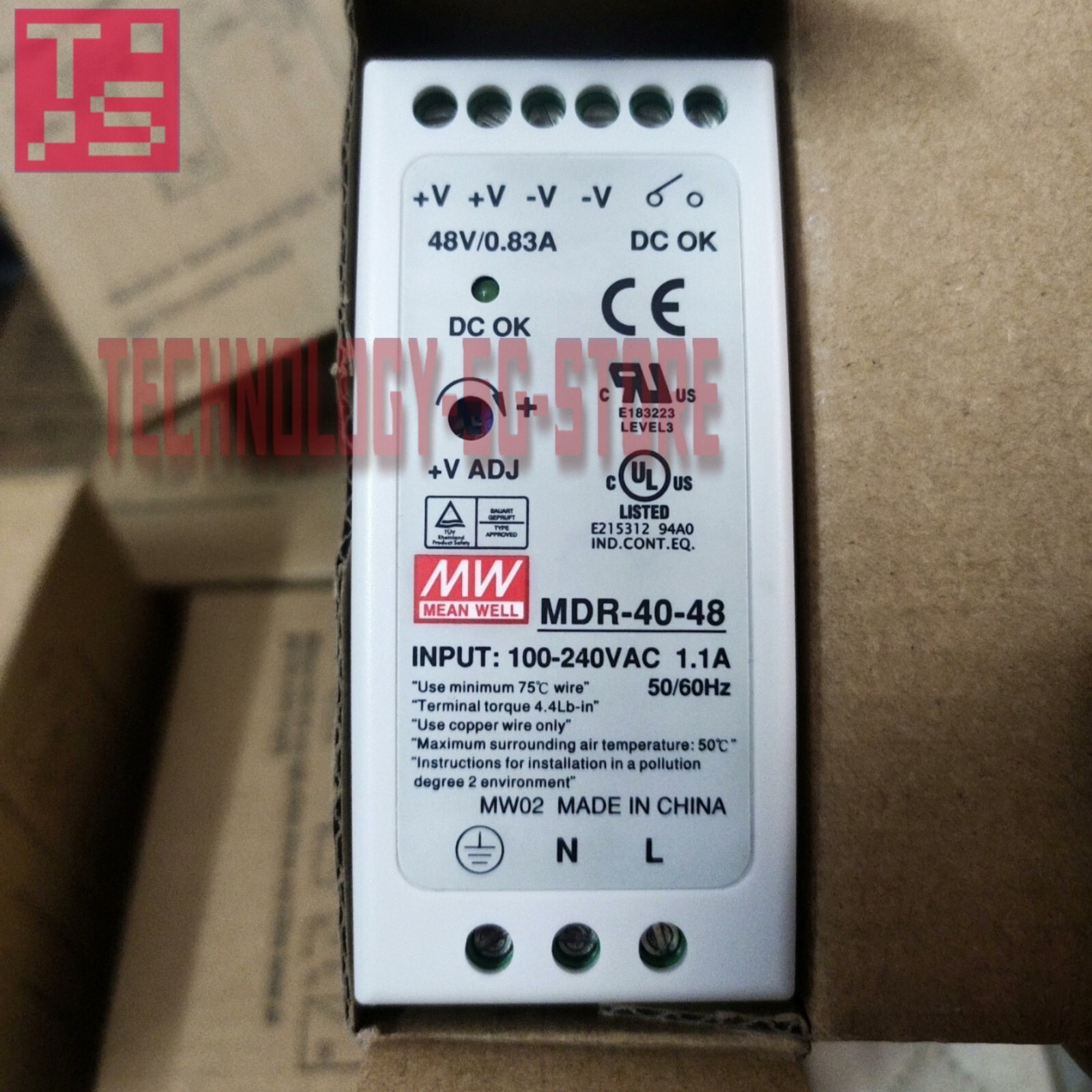 Mean Well MDR-40-48 | 48V Switch Power Supply # 1pcs New In Box