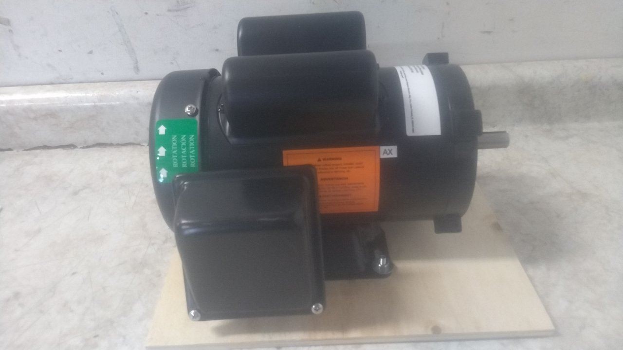 Dayton 32V134 1/2 HP 1750 Max RPM 115/230VAC 32 In Shaft L Open Drum Mixer