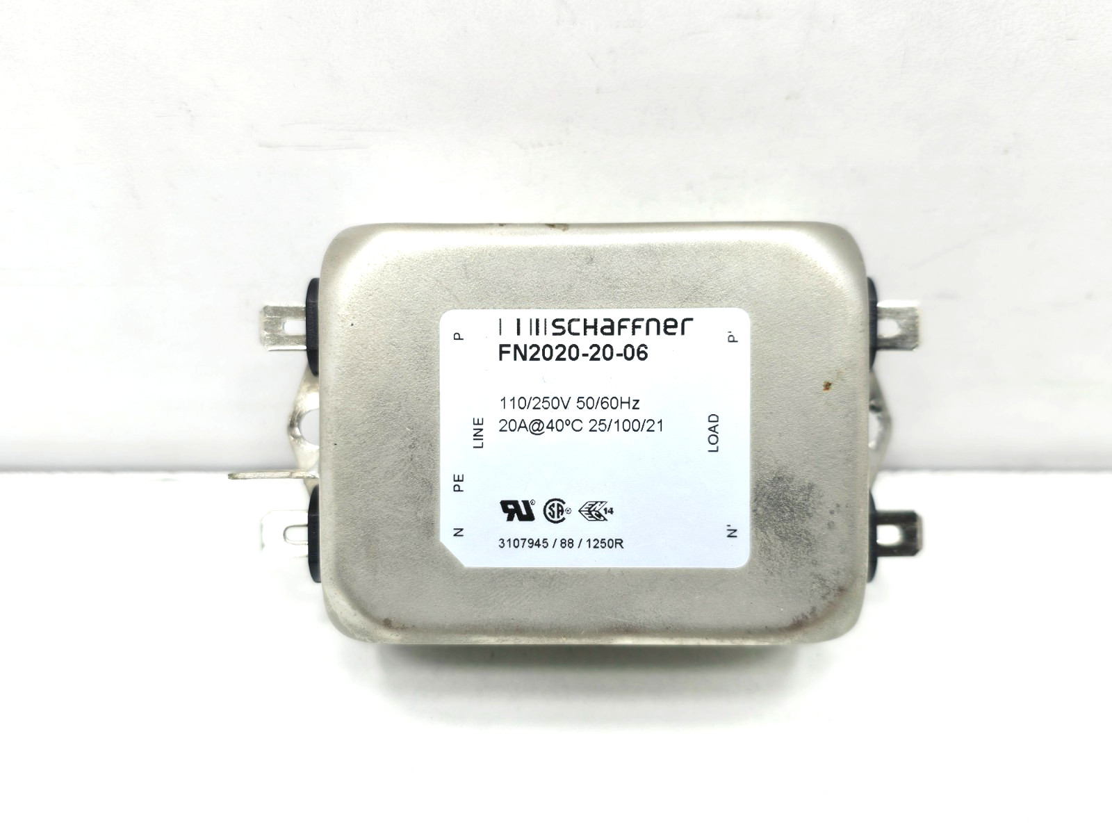 SCHAFFNER FN2020-20-06 Chassis Mount Filter