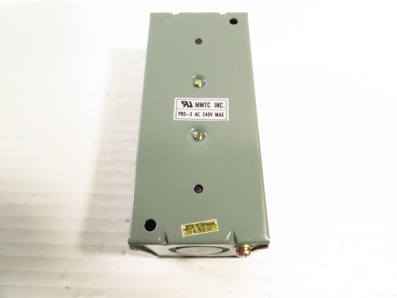 MMTC 3 BUTTON CONTROL STATION PBS-3, Gray, NOS, Free 2-3 Day Ship!!!