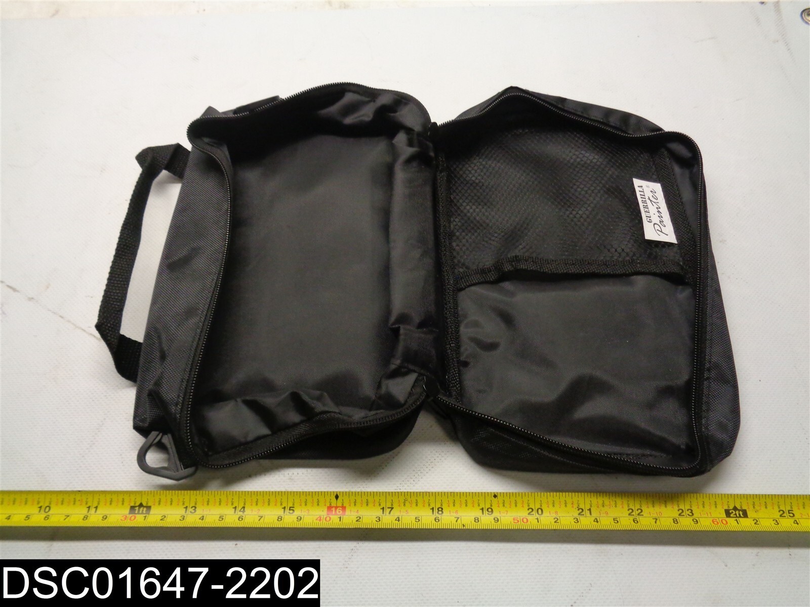 9-1/2″ x 5-3/4″ X 4″ Black Guerrilla Painter Zip Closure Bag