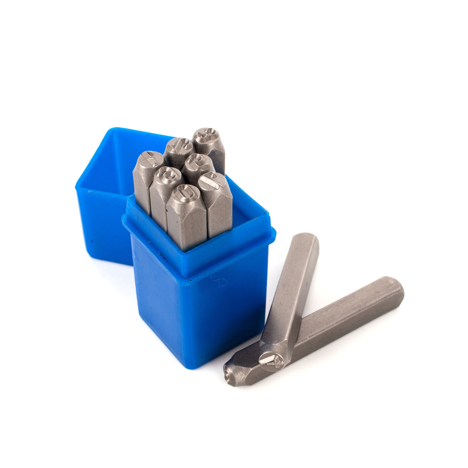 Number Metal Stamp Set, 3/8″ 10mm, Digital 0 to 9, Steel Numbers Punch Set
