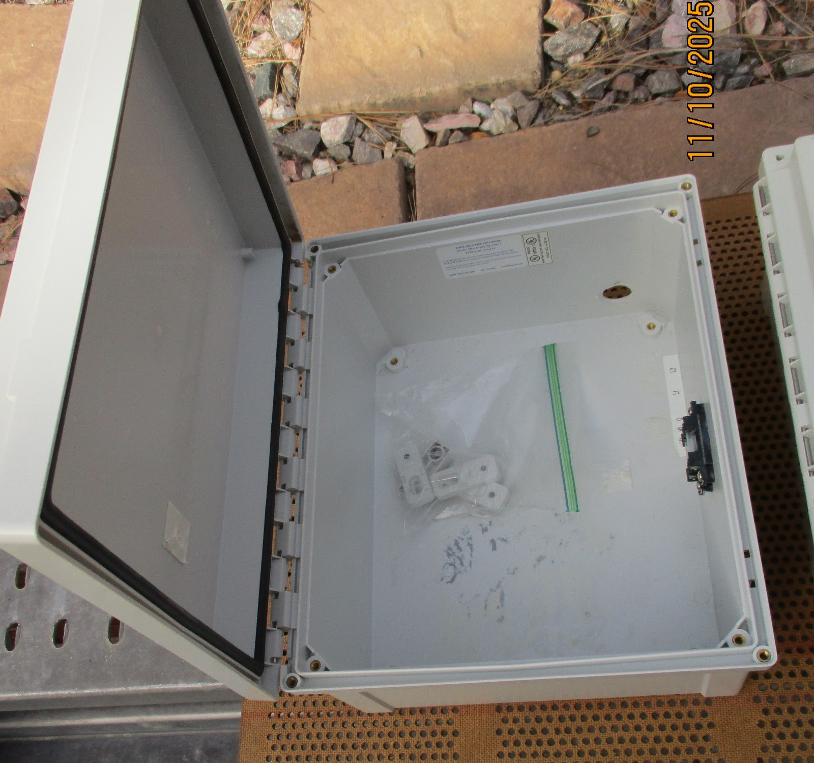 FIBOX ARCA UL Enclosure A-2746 Hinged Opaque NEMA, 10 x 12 x 6, 305 x 254 x 152