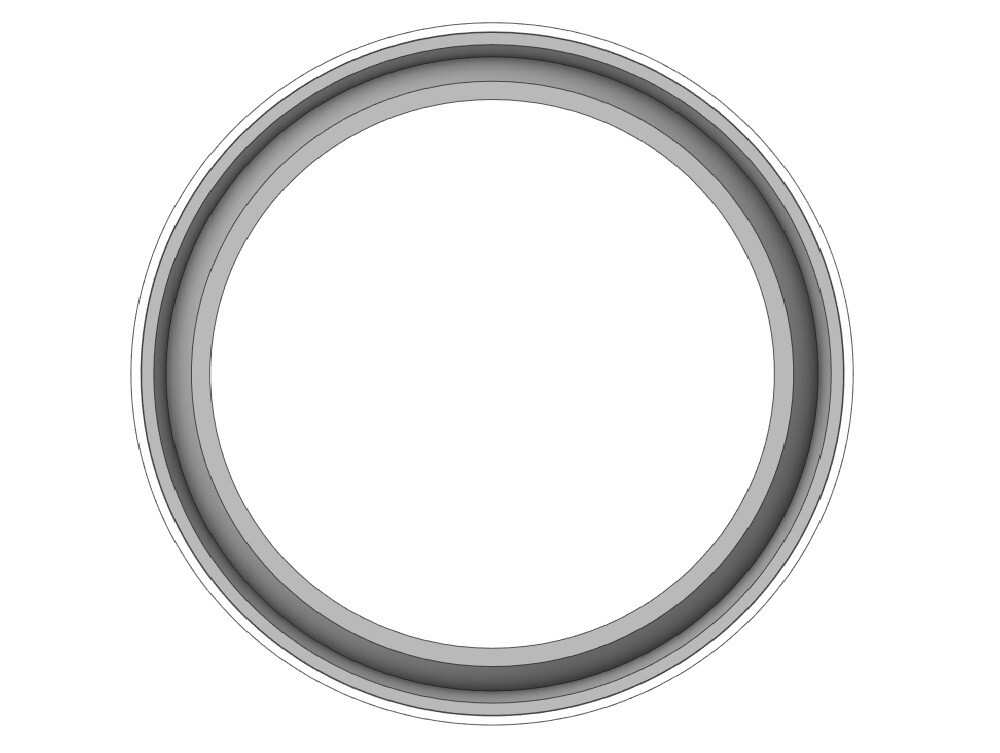 MCWI-50X65X7.5 – MCWI Wiper Ring with an ID 50.000 X OD 65.000 X Height 7.500