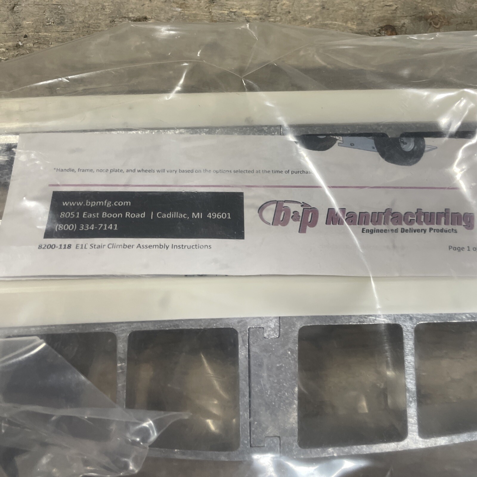 B&P Manufacturing 2002-E1L STAIR CLIMBERS, EXTRUDED ALUMINUM ***FREE SHIPPING***