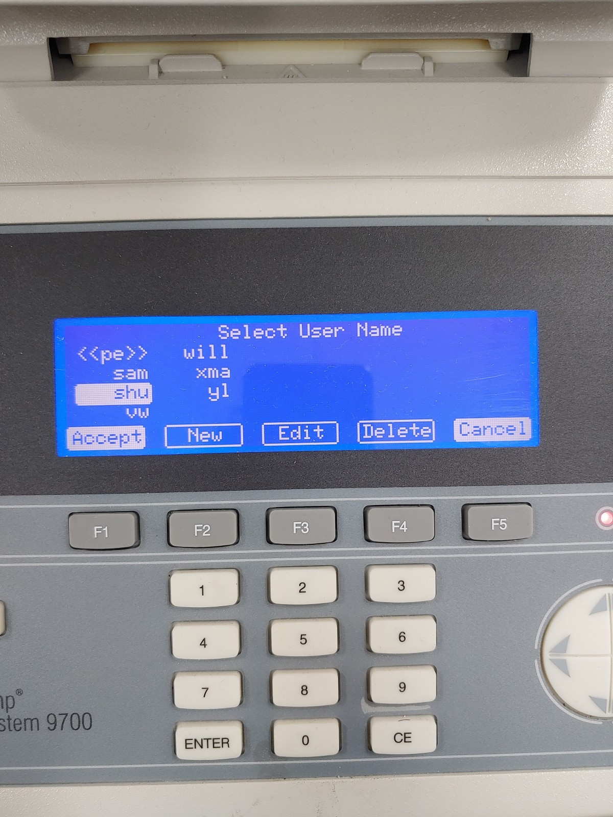 APPLIED BIOSYSTEMS GeneAmp PCR System 9700 PN N8050200