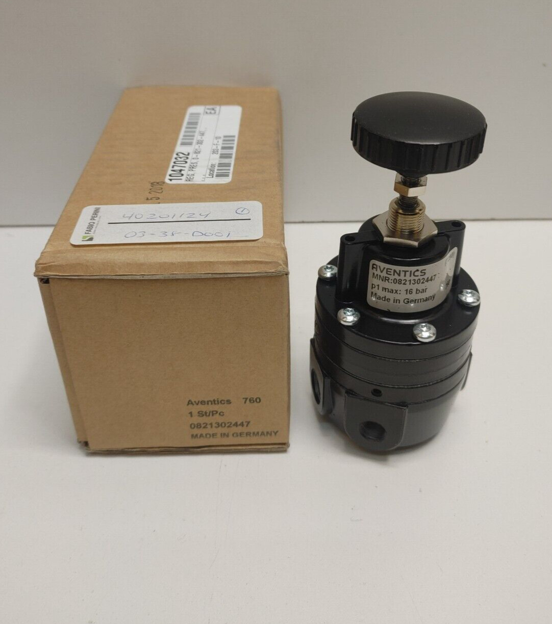 NEW IN BOX! AVENTICS 1/4″ PRESSURE REGULATOR 0821302447