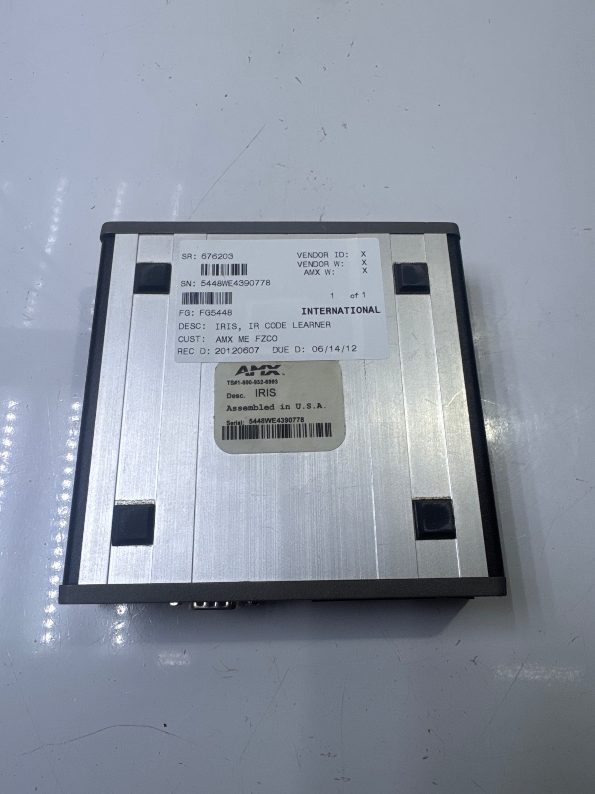 AMX IRIS FG5448 Infrared Capture Unit