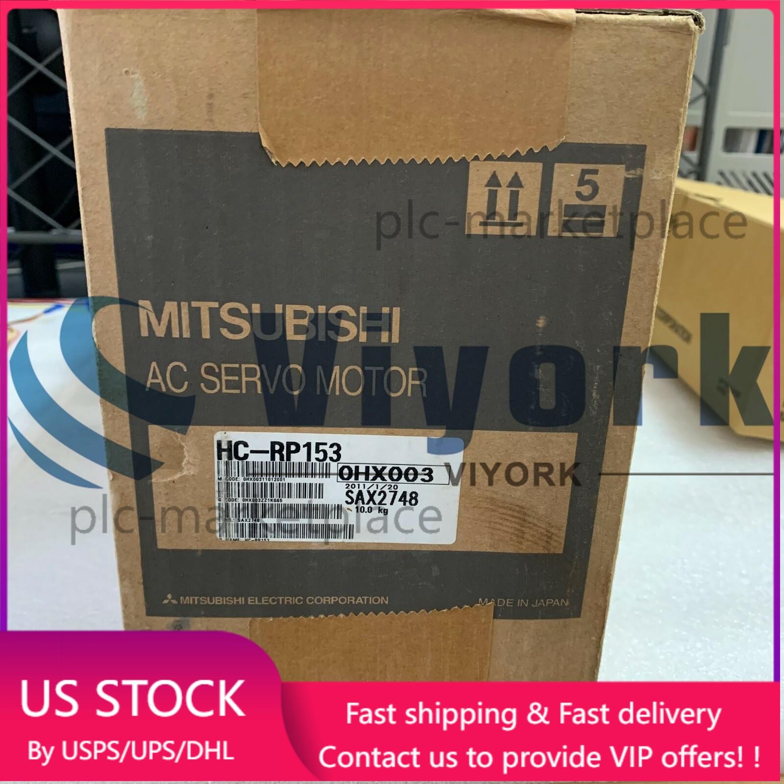 Mitsubishi HC-RP153 AC SERVO MOTOR SRVMTR 1.5KW 3000RPM NEW