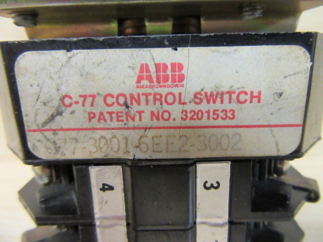 ABB C77-3001-6EE2-3002 Rotary Selector Switch Handle Knob