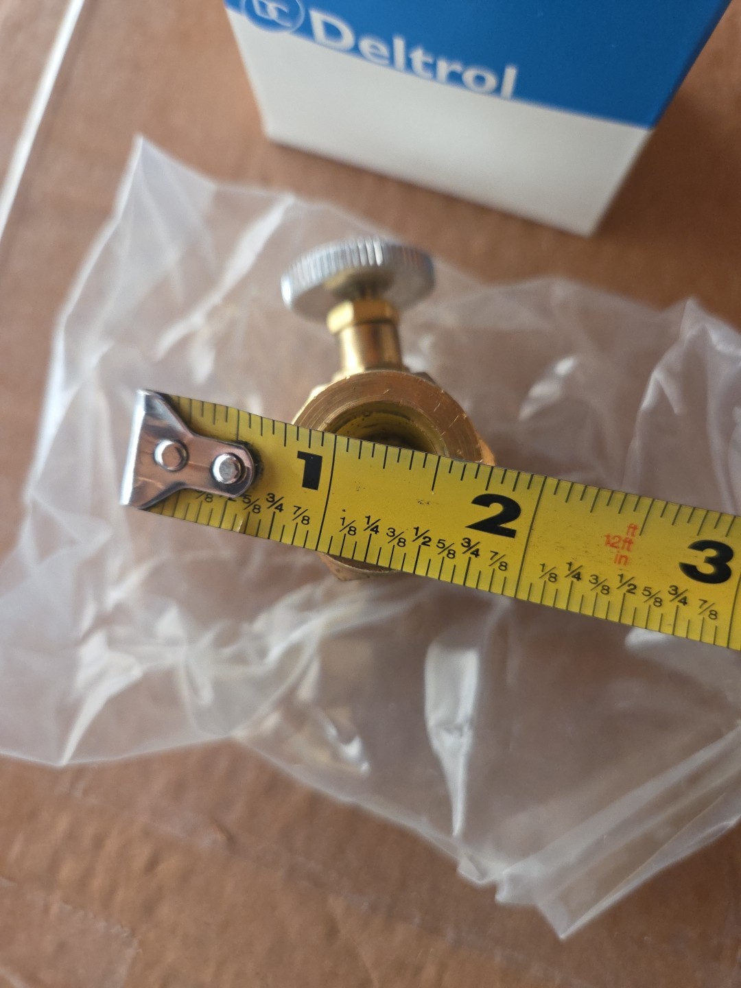 Deltrol 10000-88 Flow Control Valve Brass N25BK NEW