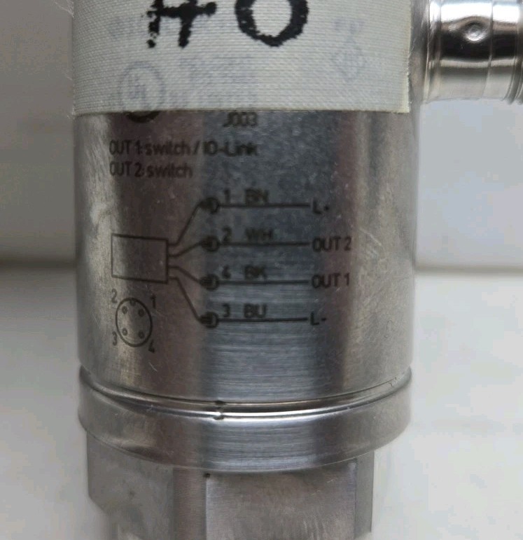 IFM PN7070 Pressure Sensor w/ Display 18-30Vdc 80MPa 0-400 Bar Used *READ*
