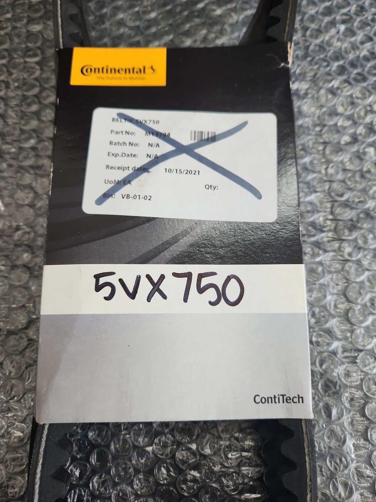 🆕️ CONTINENTAL CONTITEC 5VX750 COGGED V-BELT ⚡️🇺🇸 SHIP+WARRANTY